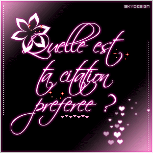 dites moi...
