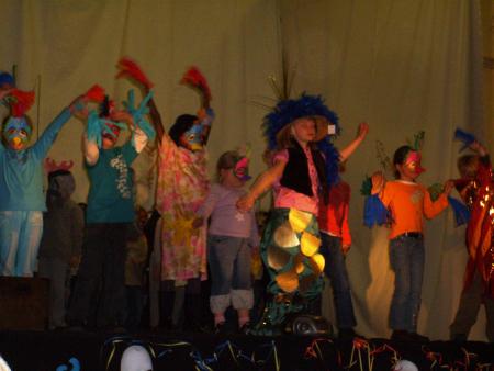 spectacle de carnaval a l'ecole 31.01.2008