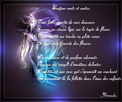 bjr amis et amies.