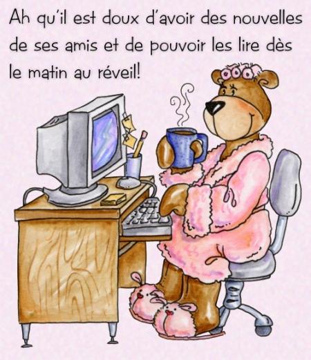 vive l'amitie virtuelle.