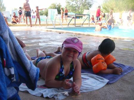 ma fille en vacance.