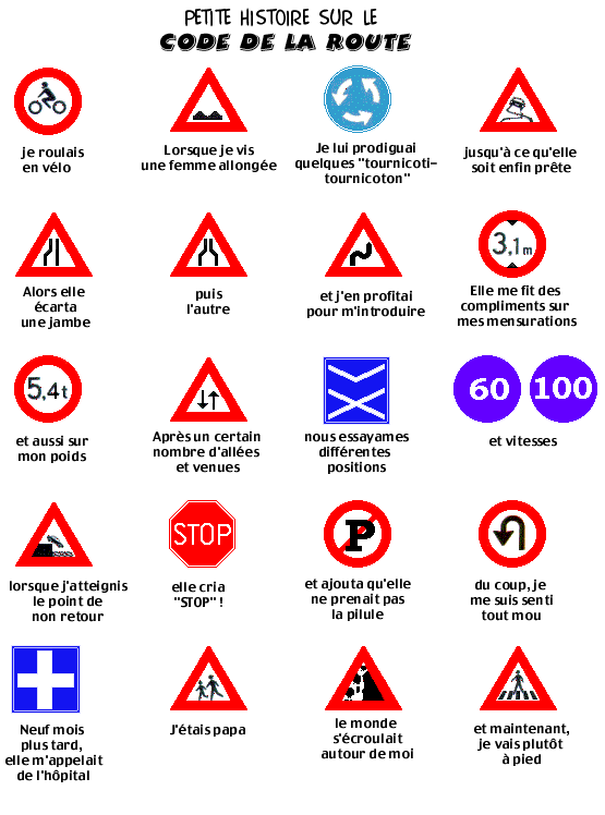 nouveau code de la route vous en pensez koi .