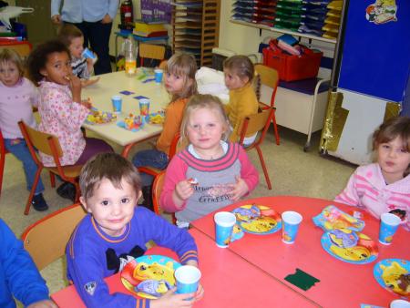 anniversaire oceane a l'ecole.