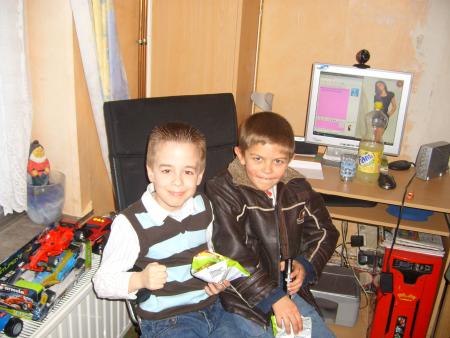 anthony et son ami de classe