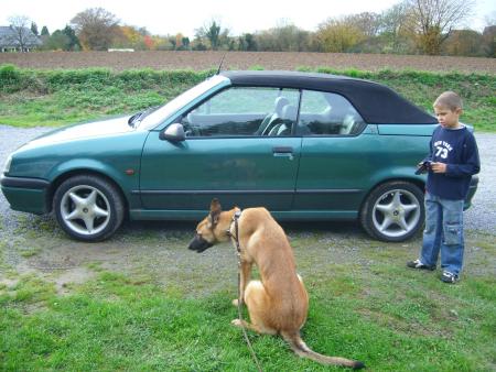 ma voiture, mon fils et le chien de mick