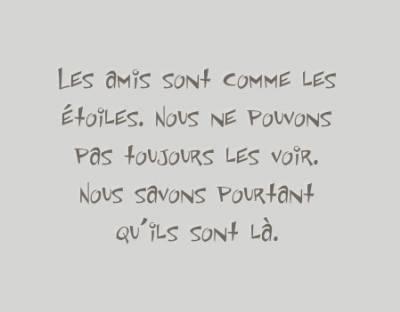 peu importe les kms qui nous separes l'amitie est dans nos coeur.