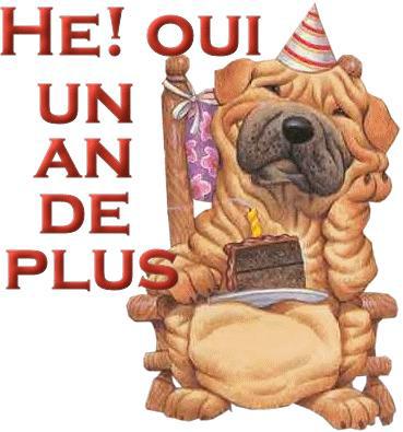 et oui j'ai eu un an de plus mais me sens pas vieille du tout lolll