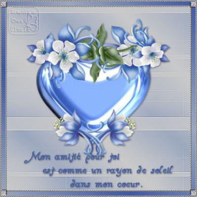 et oui j'vous adore mes amis, j'suis tres forte en amitie. ou j'aime ou j'aime pas mais vous j'vous adore mes amis.